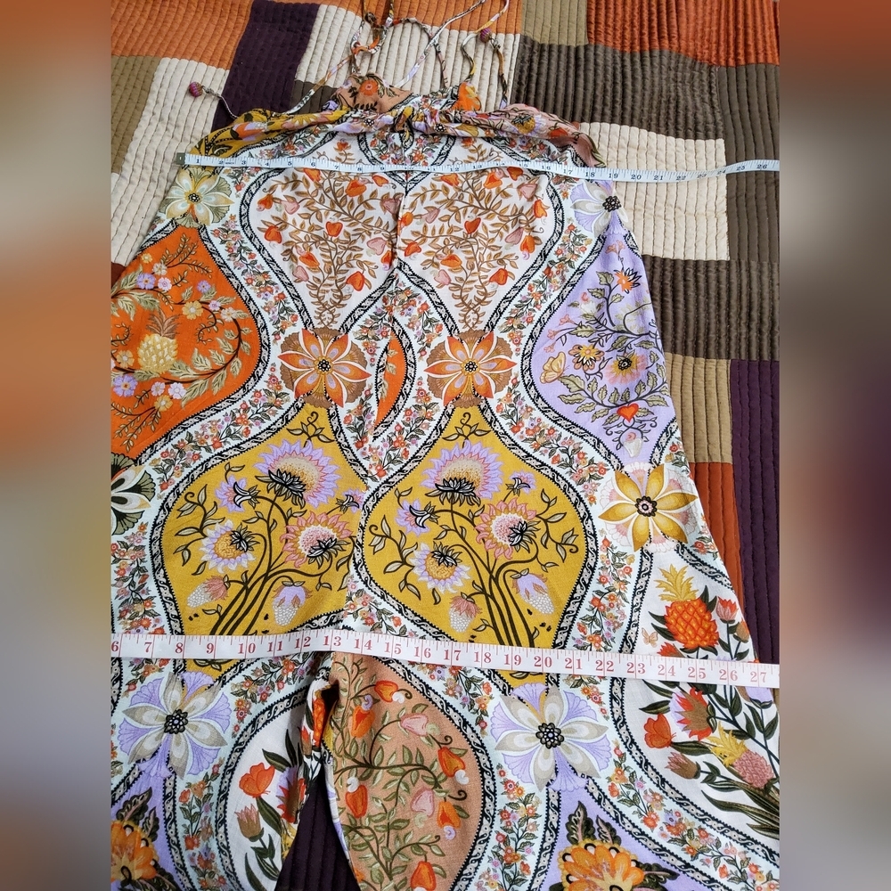 FARM Rio Halter Jumpsuit Size L - Picture 11 of 15